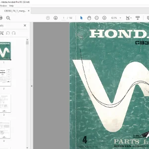 HONDA CB350F Parts List Manual - PDF DOWNLOAD