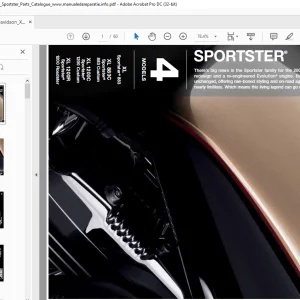 Harley Davidson XL 883C 1200C 1200R Sportster Parts Manual - PDF DOWNLOAD