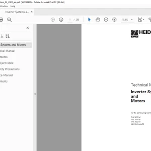 Heidenhain Inverter Systems & Motors Technical Manual 2001 - PDF DOWNLOAD