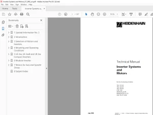 Heidenhain Inverter Systems & Motors Technical Manual 2002 - PDF DOWNLOAD