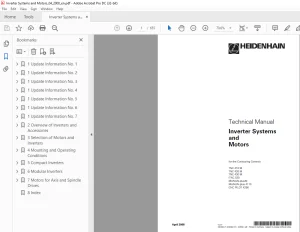 Heidenhain Inverter Systems & Motors Technical Manual 2008 - PDF DOWNLOAD