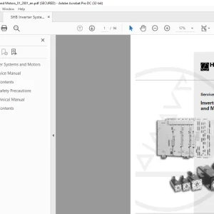 Heidenhain Inverter Systems and Motors Service Manual PDF