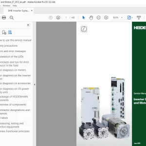 Heidenhain Inverter Systems and Motors Service Manual 2012 PDF