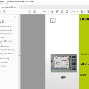 Heidenhain MANUALplus 620 Technical Manual - PDF DOWNLOAD