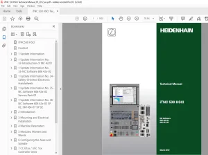 Heidenhain iTNC 530 HSCI Technical Manual -  PDF DOWNLOAD