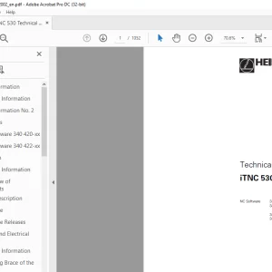 Heidenhain iTNC 530 Technical Manual - PDF DOWNLOAD