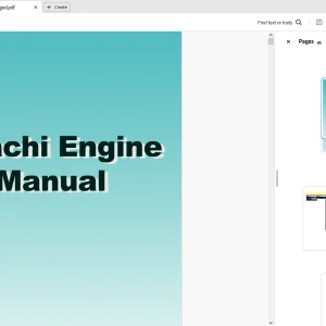 Hitachi 6WG1 Engine Parts Manual -  PDF DOWNLOAD