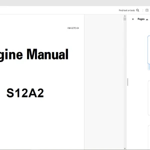 Hitachi S12A2 Engine Manual(99266-H0130) - PDF DOWNLOAD