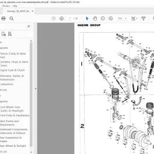 Honda CB400F Parts Catalog Manual - PDF DOWNLOAD