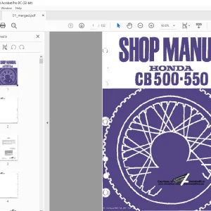 Honda CB500-550 Shop Manual - PDF DOWNLOAD