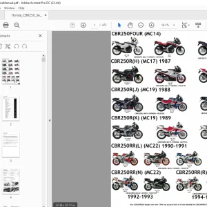 Honda CBR250R,RR Service Manual - PDF DOWNLOAD