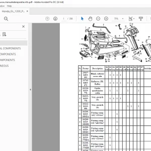 Honda GL1200 Parts List Manual - PDF DOWNLOAD