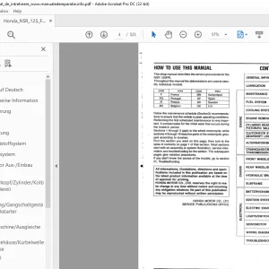 Honda NSR 125F_R Shop Manual - PDF DOWNLOAD