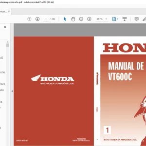 Honda VT600C MANUAL DE SERVIÇOS -  PDF DOWNLOAD