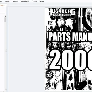 Husaberg 2000 Parts Manual - PDF DOWNLOAD