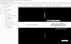 Hyosung Aquila 125 SERVICE MANUAL - PDF DOWNLOAD