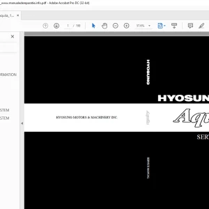 Hyosung Aquila 125 SERVICE MANUAL - PDF DOWNLOAD