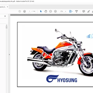 Hyosung Aquila 650 FI Parts Manual - PDF DOWNLOAD