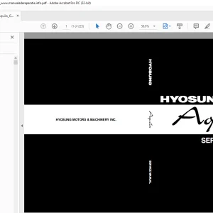 Hyosung Aquila 650 Service Manual 99000-51210 - PDF DOWNLOAD