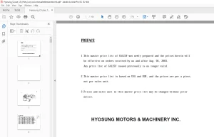 Hyosung Cruise 125 Parts Manual - PDF DOWNLOAD
