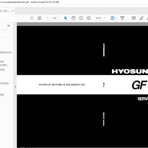 Hyosung GF125 SERVICE MANUAL 99000-94200 - PDF DOWNLOAD