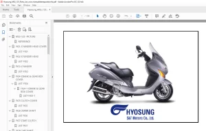 Hyosung MS3 125 Parts Manual - PDF DOWNLOAD