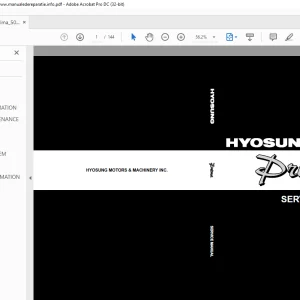 Hyosung Prima 50 Service Manual - PDF DOWNLOAD