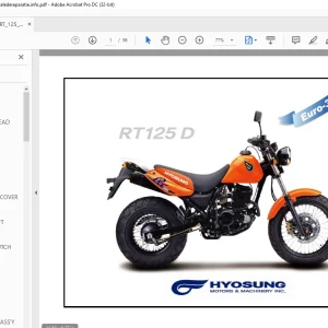Hyosung RT125D Part Manual - PDF DOWNLOAD