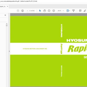 Hyosung Rapier 450 Service Manual - PDF DOWNLOAD