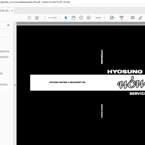 Hyosung Wow 90 Service Manual 99000-94310  -  PDF DOWNLOAD