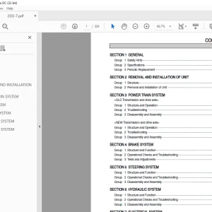 Hyundai Forklift Trucks 20D-7 Service Manual - PDF DOWNLOAD