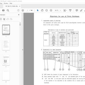 Iseki SG13 Lawn & Garden Tractor Parts Manual (1593-098-100-00) PDF