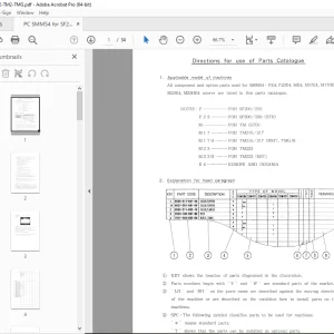 Iseki SMM54-FE4 F23E4 ME4 M17E4 M17HE4 M23E4 M23HE4 Mower Parts Manual PDF