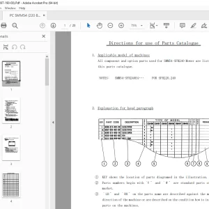 Iseki SMM54-SFH240 Mower Parts Manual - PDF DOWNLOAD