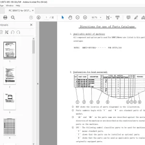 Iseki SRM72 Mower Parts Manual - PDF DOWNLOAD