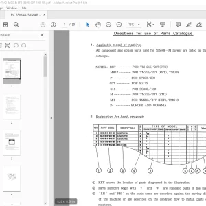 Iseki SSM48-M Mower Parts Manual (8595-097-100-10) PDF