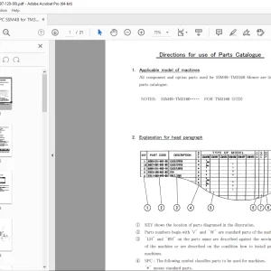 Iseki SSM48-TM3160 Mower Parts Manual - PDF DOWNLOAD