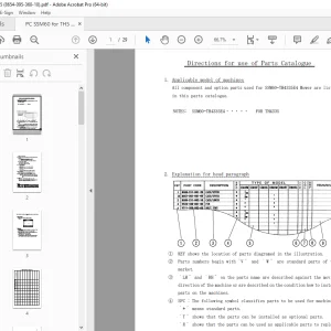 Iseki SSM60-TH4335E4 Mower Parts Manual - PDF DOWNLOAD