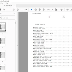 Iseki TF325F Chassis Parts Manual - PDF DOWNLOAD