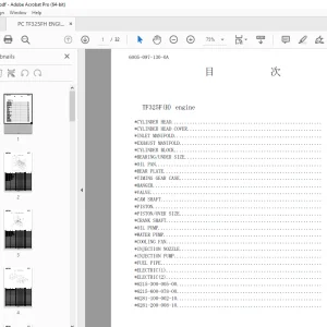 Iseki TF325F(H) Engine Parts Manual - PDF DOWNLOAD