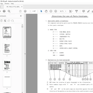 Iseki TH4295,TH4335 Tractor Parts Manual - PDF DOWNLOAD