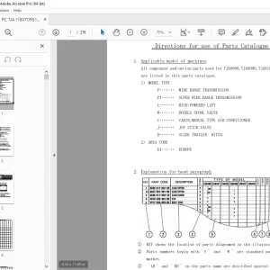 Iseki TJA8080 TJA8090 TJA8100 Tractor Parts Manual - PDF DOWNLOAD