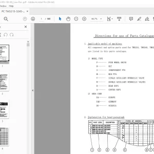 Iseki TM3215, TM3245, TM3265 Tractor Parts Manual 1774-095-100-00 - PDF DOWNLOAD