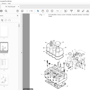 Iseki TS2220 Tractor Parts Manual - PDF DOWNLOAD