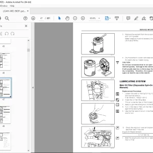 Isuzu 4J Series NHR NKR NPR Engine Workshop Manual - PDF