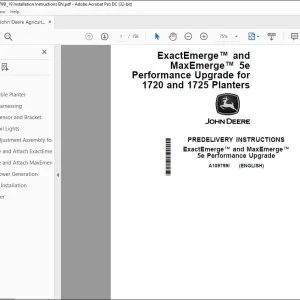 John Deere 1720 and 1725 Planters TECHNICAL MANUAL - PDF DOWNLOAD