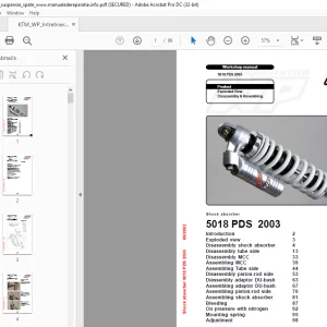 KTM 5018 PDS 2003 Workshop manual - PDF DOWNLOAD