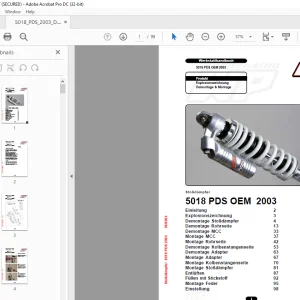 KTM 5018 PDS OEM 2003 Werkstatthandbuch - PDF DOWNLOAD