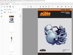 KTM 60 SX /65 SX ENGINE REPAIR MANUAL - PDF DOWNLOAD