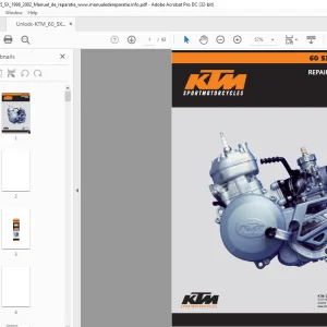 KTM 60 SX /65 SX ENGINE REPAIR MANUAL - PDF DOWNLOAD